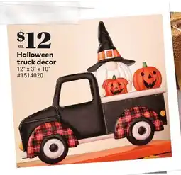 Giant Tiger Halloween truck decor offer