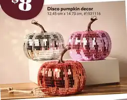 Giant Tiger Disco pumpkin decor offer