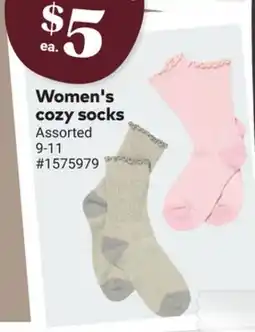 Giant Tiger Women's cozy socks offer