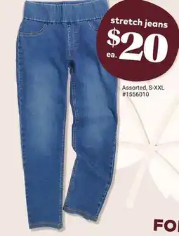 Giant Tiger stretch jeans offer