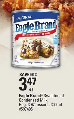 Giant Tiger Eagle Brand Sweetened Condensed Milk offer