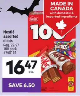 Giant Tiger Nestle assorted mins offer