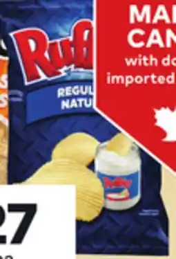 Giant Tiger Ruffles chips offer