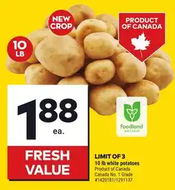 Giant Tiger 10 lb white potatoes offer