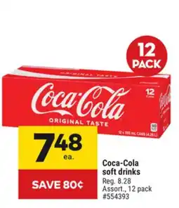 Giant Tiger Coca-Cola soft drinks offer