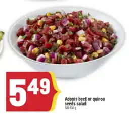 Marché Adonis ADONIS BEET OR QUINOA SEEDS SALAD offer
