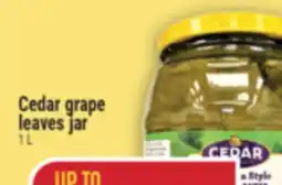 Marché Adonis CEDAR GRAPE LEAVES JAR offer