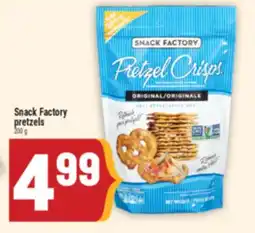Marché Adonis SNACK FACTORY PRETZELS offer