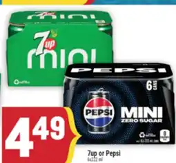 Marché Adonis 7UP OR PEPSI offer