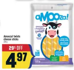 Marché Adonis AMOOZA! TWISTS CHEESE STICKS offer