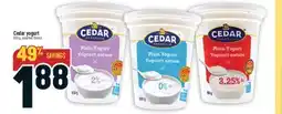 Marché Adonis CEDAR YOGURT offer