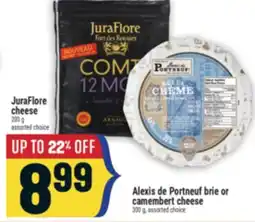 Marché Adonis JuraFlore cheese offer