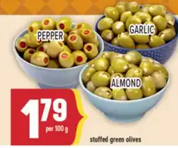 Marché Adonis STUFFED GREEN OLIVES offer