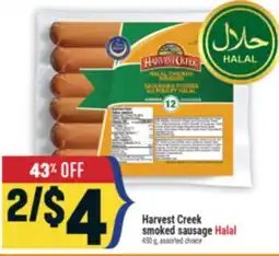 Marché Adonis HARVEST CREEK SMOKED SAUSAGE offer