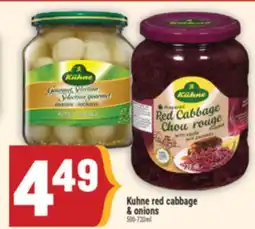 Marché Adonis KUHNE RED CABBAGE & ONIONS offer