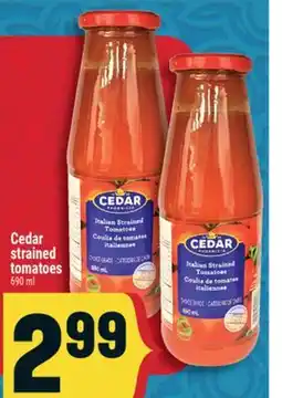 Marché Adonis Cedar strained tomatoes offer