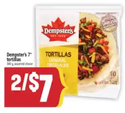 Marché Adonis DEMPSTER'S 7 TORTILLAS offer