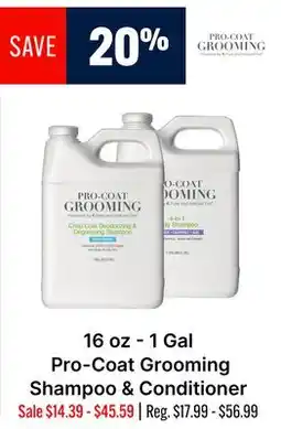 Ren’s Pets Depot 1 Gal Pro-Coat Grooming Shampoo & Conditioner offer