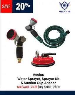 Ren’s Pets Depot Aeolus Water Sprayer, Sprayer Kit & Suction Cup Anchor offer