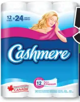 Familiprix CASHMERE Bathroom tissue, 12 double rolls or Ultra Luxe, 8 triples/rolls offer