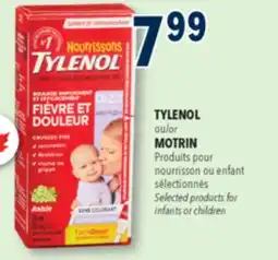 Familiprix TYLENOL Selected products for infants or children offer