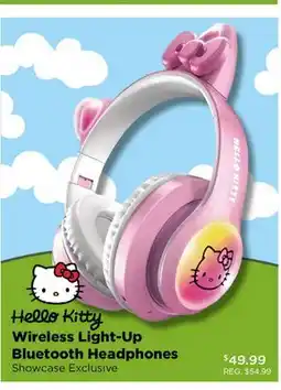 Showcase Hello Kitty Wireless Light-Up Bluetooth Headphones offer