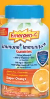 Familiprix EMERGEN-C, Selected vitamin and mineral supplements offer