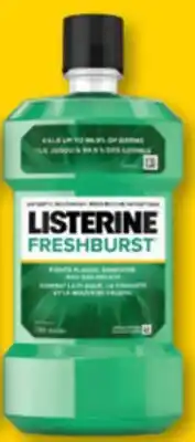 Familiprix LISTERINE Selected buccal products offer