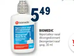 Familiprix BIOMEDIC, Decongestant nasal spray, 30 ml offer