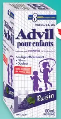 Familiprix ADVIL, Pediatric drops, children's or Junior selected products offer