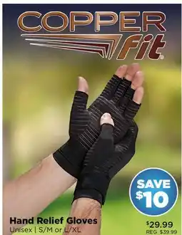 Showcase COPPER fit Hand Relief Gloves offer