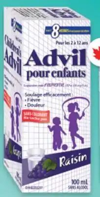 Familiprix ADVIL Ibuprofen, Pediatric drops, children's or Junior, produits sélectionnés selected products offer