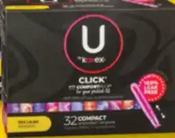 Familiprix U by KOTEX, Selected tampons offer