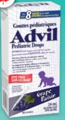 Familiprix ADVIL, Ibuprofen, Pediatric drops, children's or Junior, selected products offer