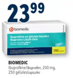 Familiprix BIOMEDIC, Ibuprofen, 200mg, 250 capsules offer