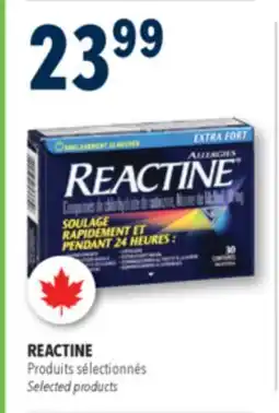 Familiprix REACTINE Selected products offer
