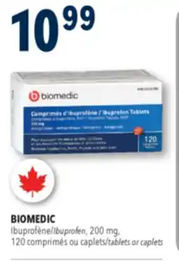 Familiprix BIOMEDIC Ibuprofen, 200mg, tablets or caplets offer