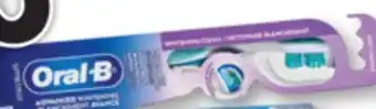 Familiprix Oral-B dual action whitening soft toothbrush offer