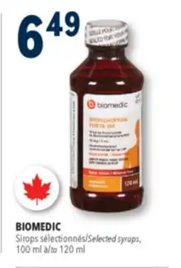 Familiprix Biomedic dry cough syrup 120ml offer