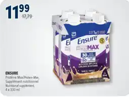 Familiprix ENSURE, Nutritional supplement, 4 x 330 ml offer