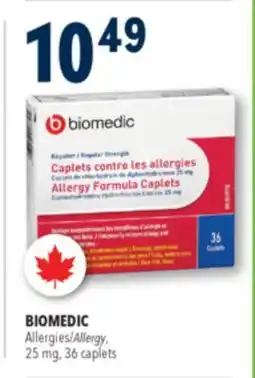 Familiprix BIOMEDIC Allergy, 25mg, 36caplets offer