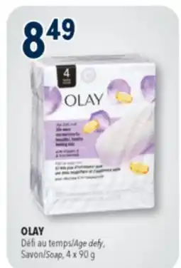 Familiprix OLAY, Age defy, Soap, 4 x 90 g offer
