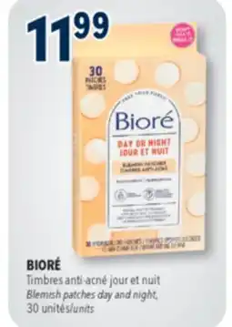 Familiprix BIORÉ, Blemish patches day and night, units offer
