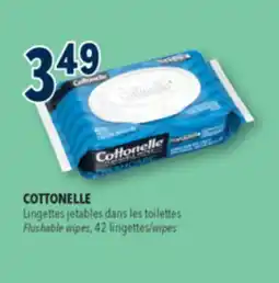 Familiprix COTTONELLE, Flushable wipes, 42 wipes offer