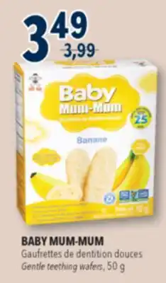 Familiprix BABY MUM-MUM, Gentle teething wafers, 50 g offer