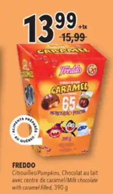 Familiprix FREDDO Pumpkins, Milk chocolate with caramel filled, 390g offer