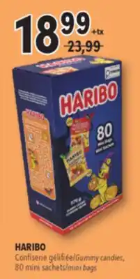 Familiprix HARIBO Gummy candies, 80mini sachets offer