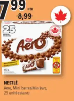Familiprix NESTLÉ, Mini bars, 25 units offer
