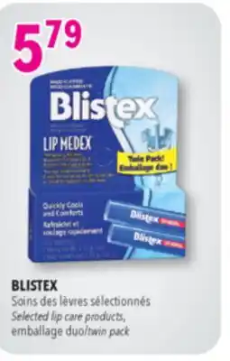Familiprix BLISTEX, Selected lip care products, twin pack offer