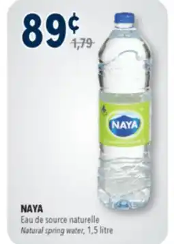 Familiprix NAYA Natural spring water, 1,5litre offer